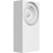 Ekena Millwork Standard Foster Bullseye Plinth Block with Square Edge, 2"W x 4"H x 1"P PBP020X040X100FOS02 - alternate 1